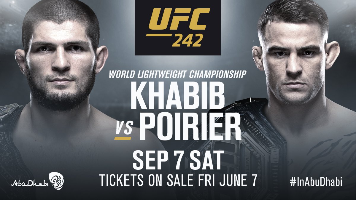 UFC announces Khabib-Poirier for Abu Dhabi return