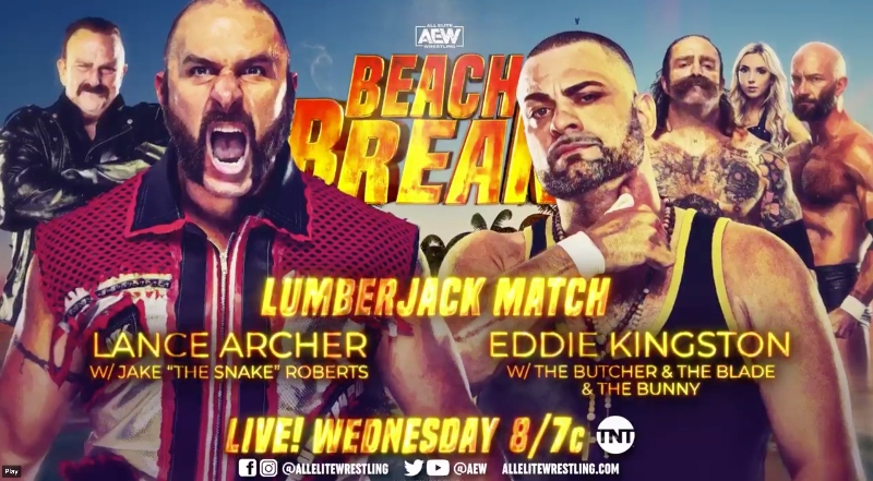 Kingston vs. Archer lumberjack match set for AEW Beach Break