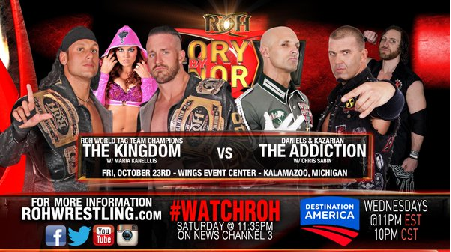 Ring of Honor TV results 11/14: ROH Tag Title match The Kingdom vs The Addiction