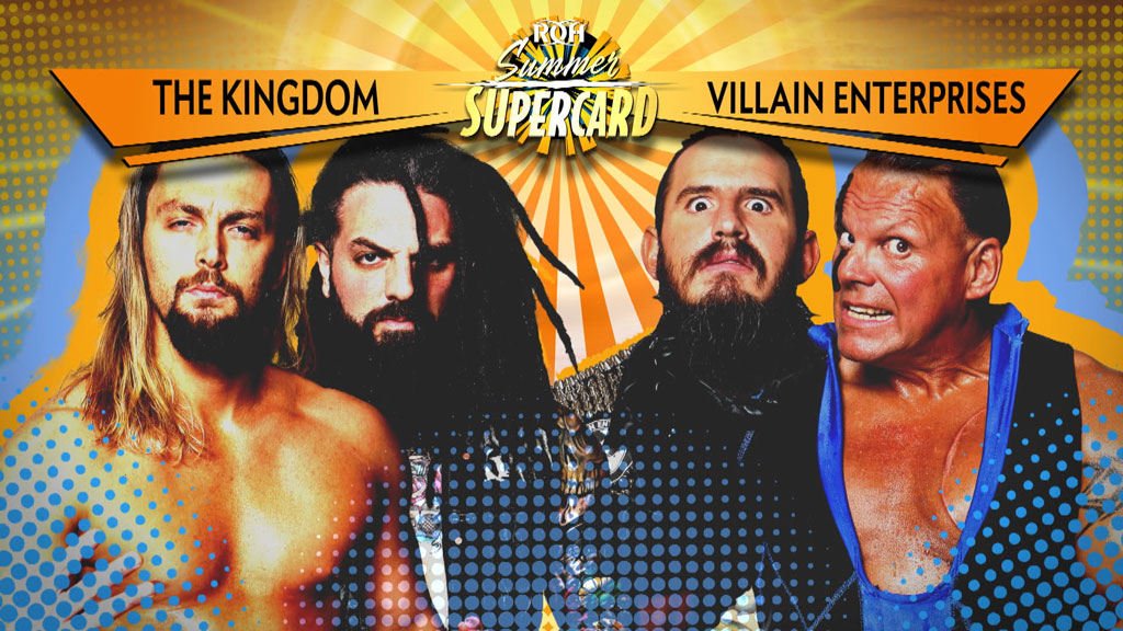 PCO & King facing Marseglia & O’Ryan at ROH Summer Supercard