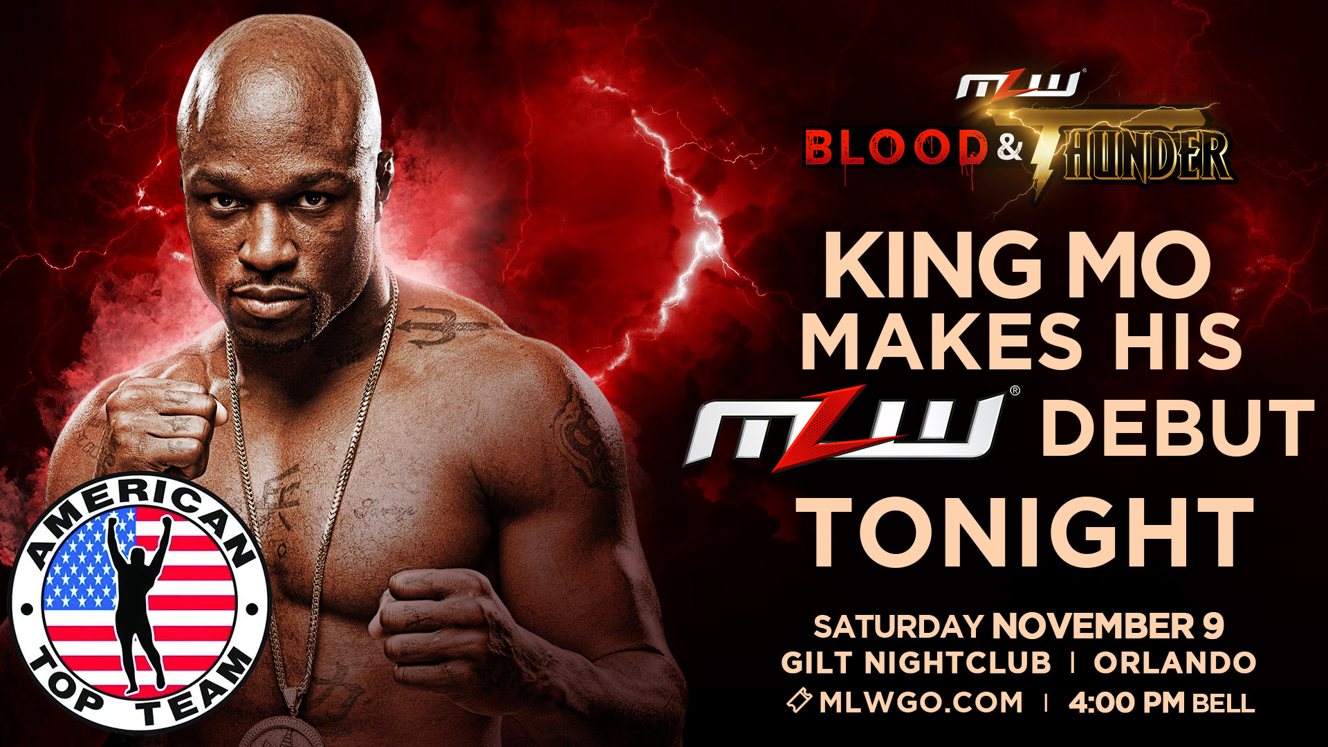 King Mo to make MLW debut at Saturday TV taping