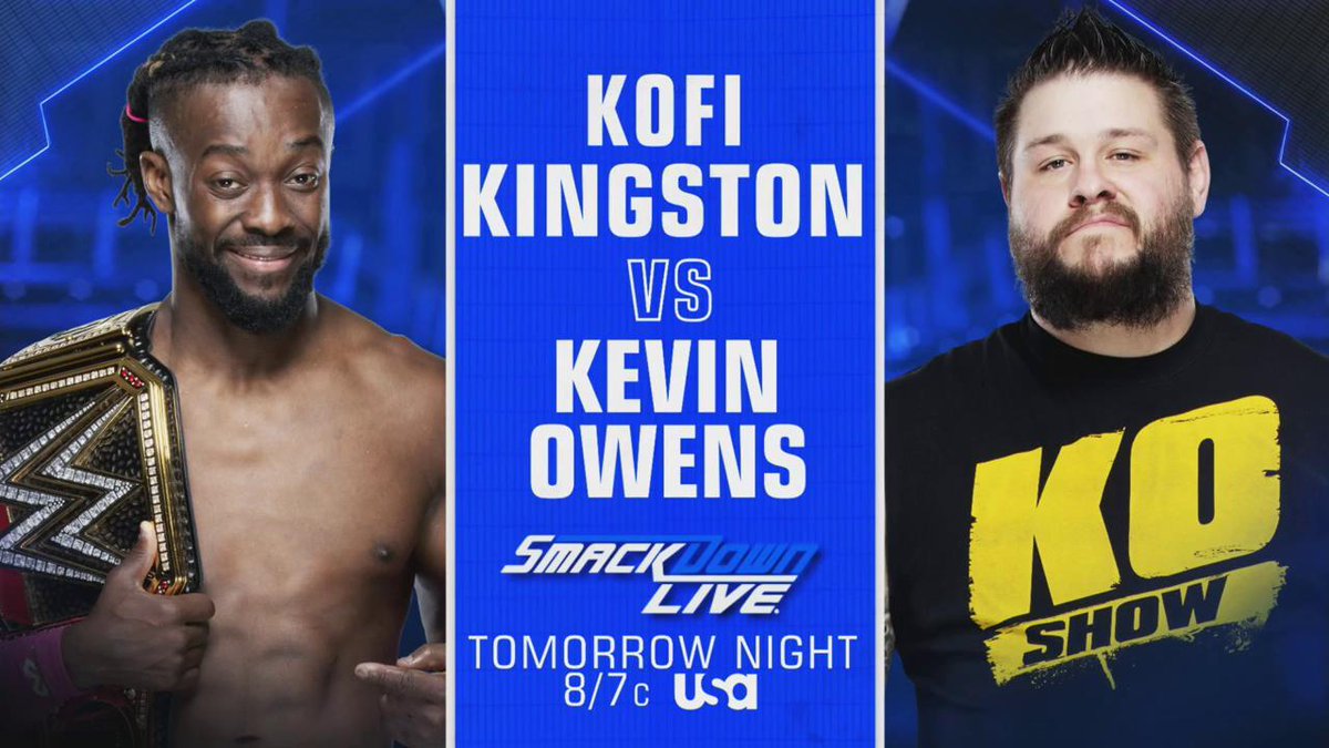 Kofi Kingston vs. Kevin Owens announced for WWE SmackDown