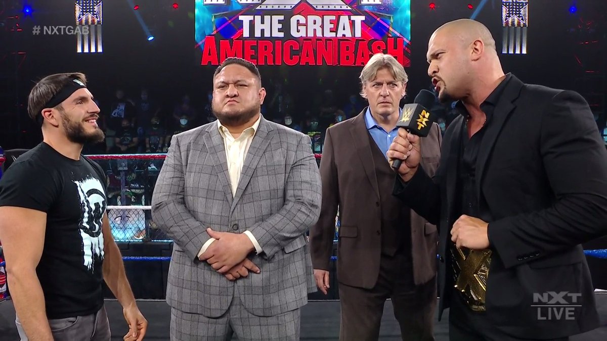 Samoa Joe to referee NXT Championship match next week
