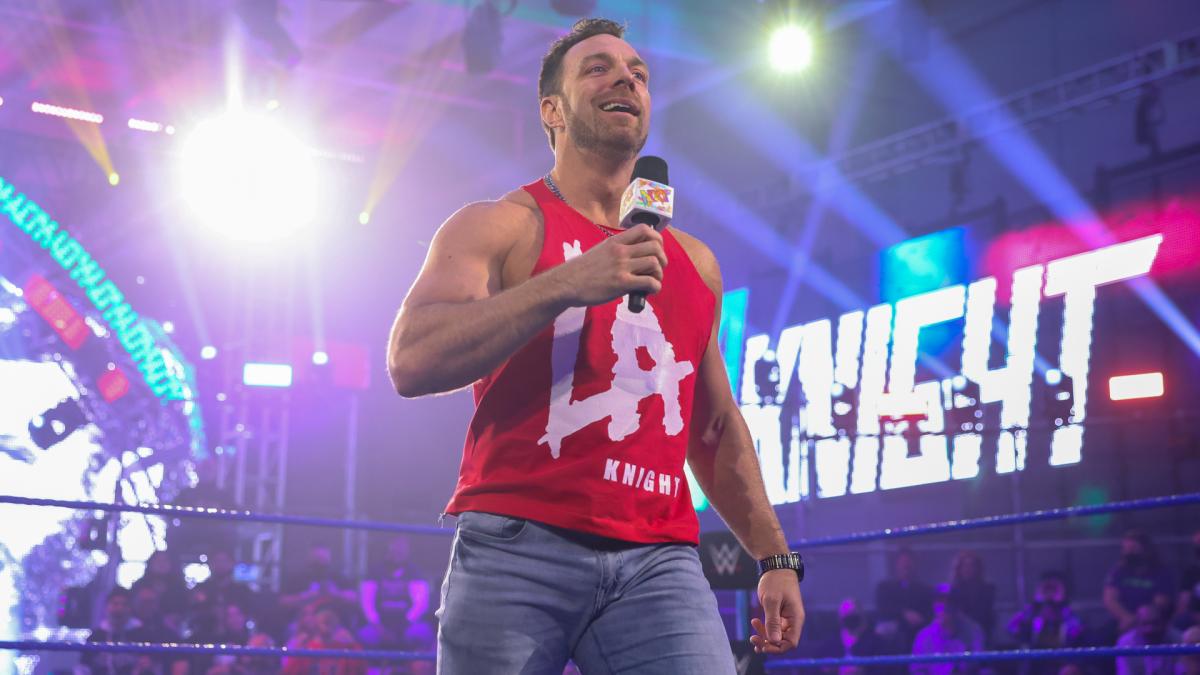 Roderick Strong, LA Knight appearing on WWE Main Event