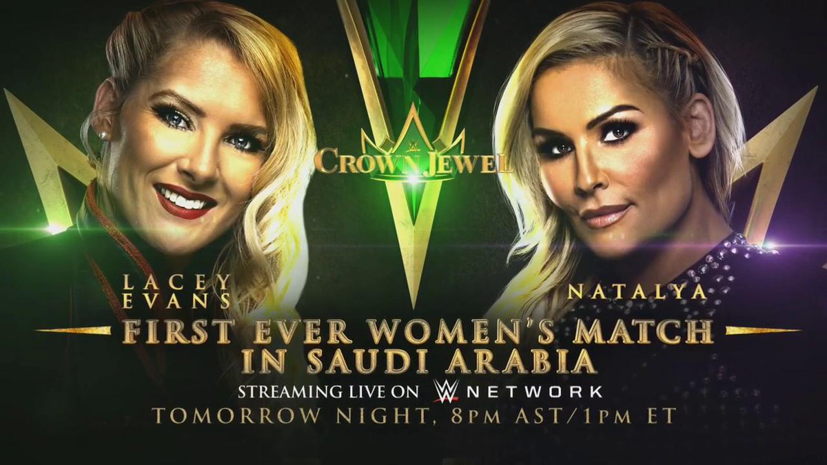 First women’s match in Saudi Arabia set for WWE Crown Jewel
