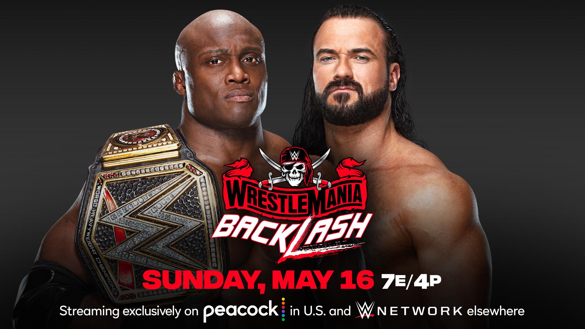 WWE Championship match set for WrestleMania Backlash