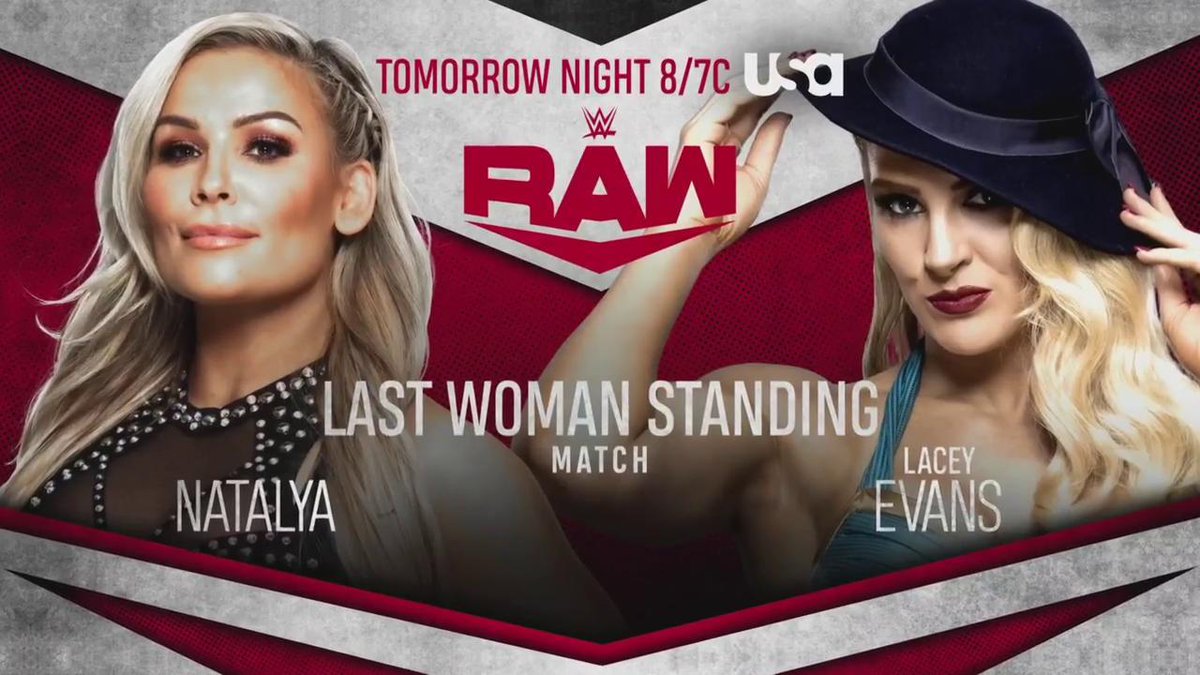 Last woman standing match announced for WWE Raw