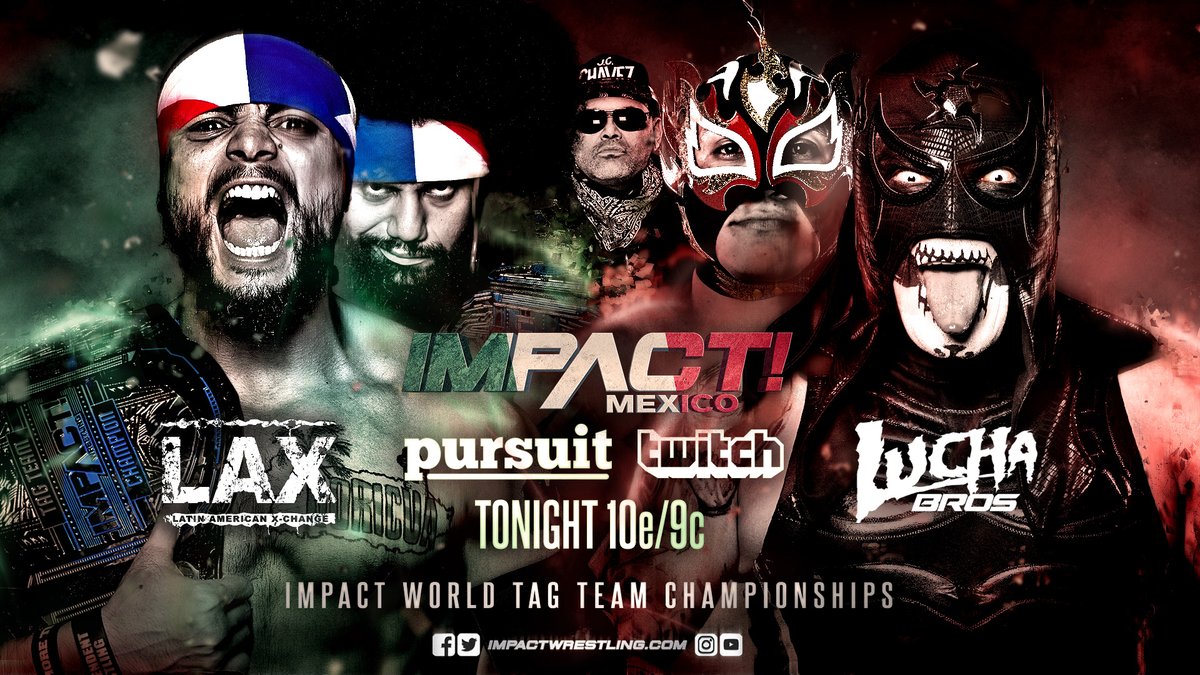 Impact Wrestling results: LAX vs. Lucha Bros Tag Team title match