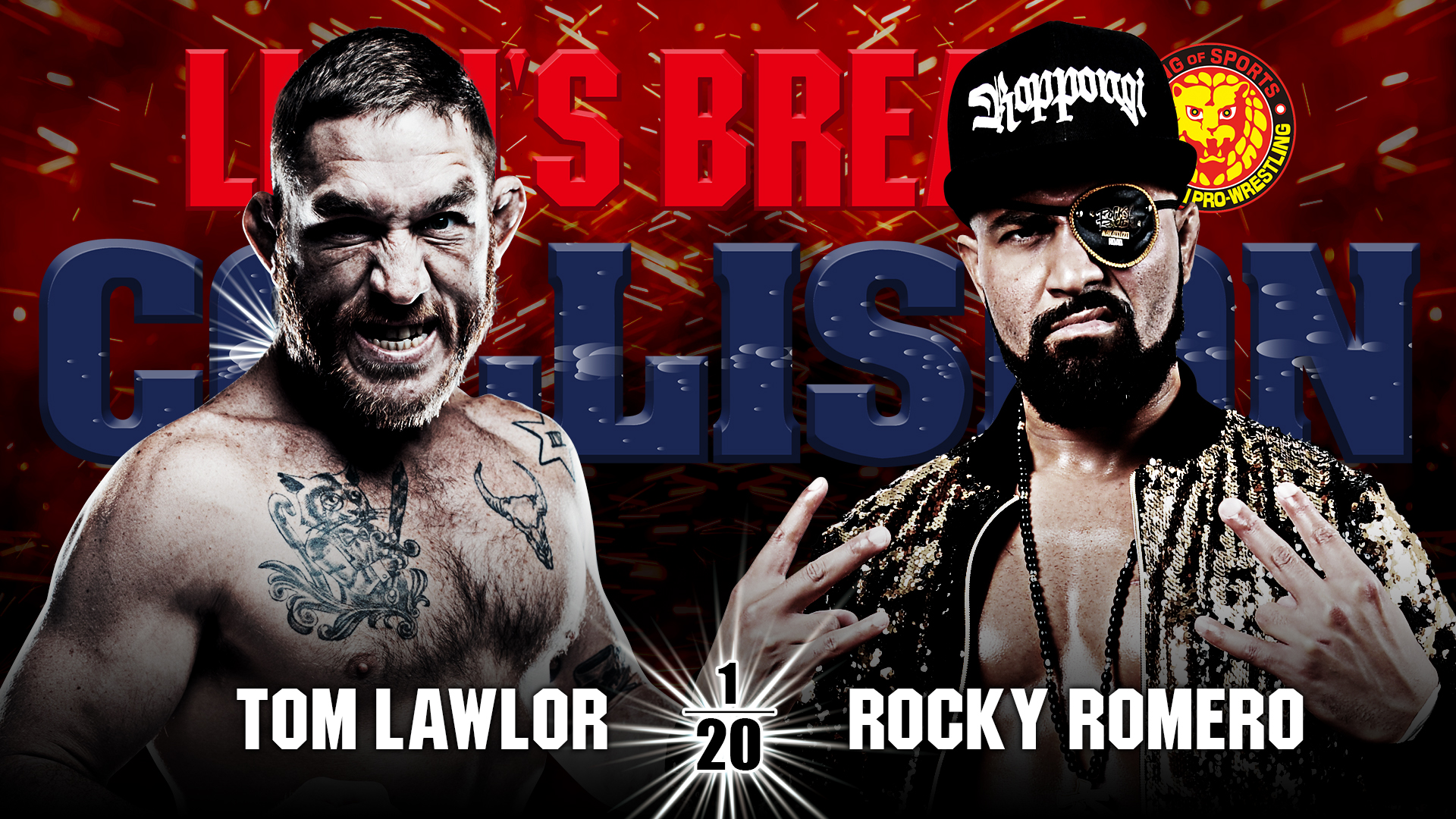 NJPW Lion’s Break Collision results: Tom Lawlor vs. Rocky Romero