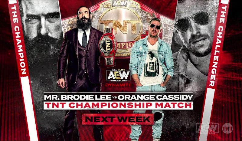Brodie Lee-Orange Cassidy TNT title match set for AEW Dynamite
