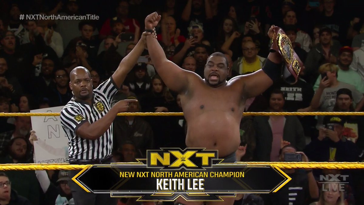 Keith Lee wins NXT North American title from Roderick Strong