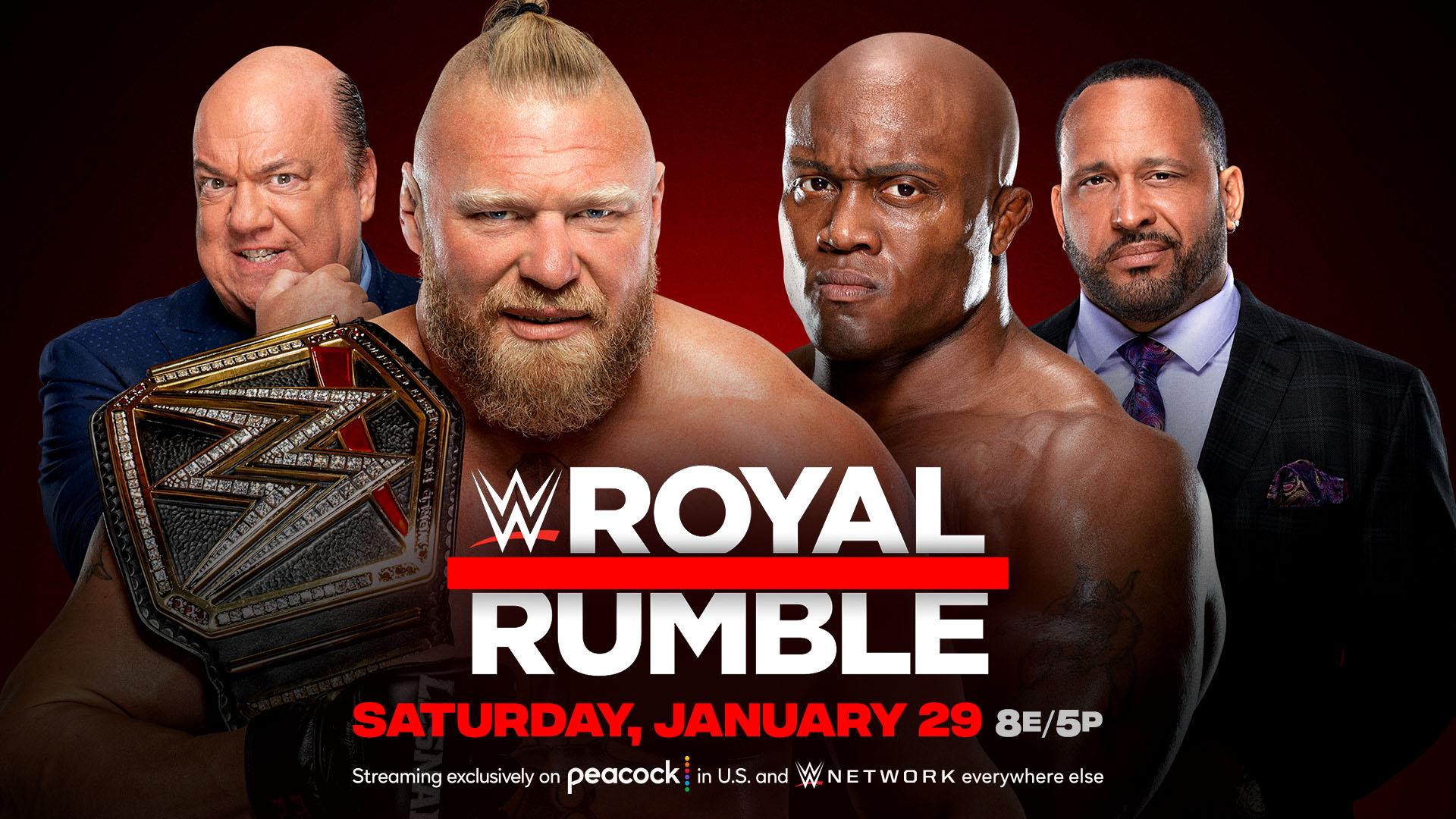 Brock Lesnar vs. Bobby Lashley official for WWE Royal Rumble
