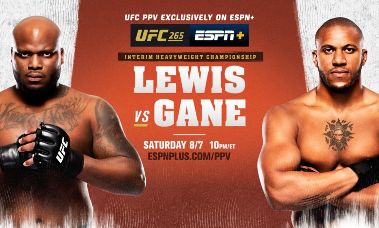 UFC 265 live results: Derrick Lewis vs. Ciryl Gane