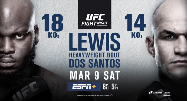 UFC on ESPN+ 4 live results: Derrick Lewis vs. Junior Dos Santos