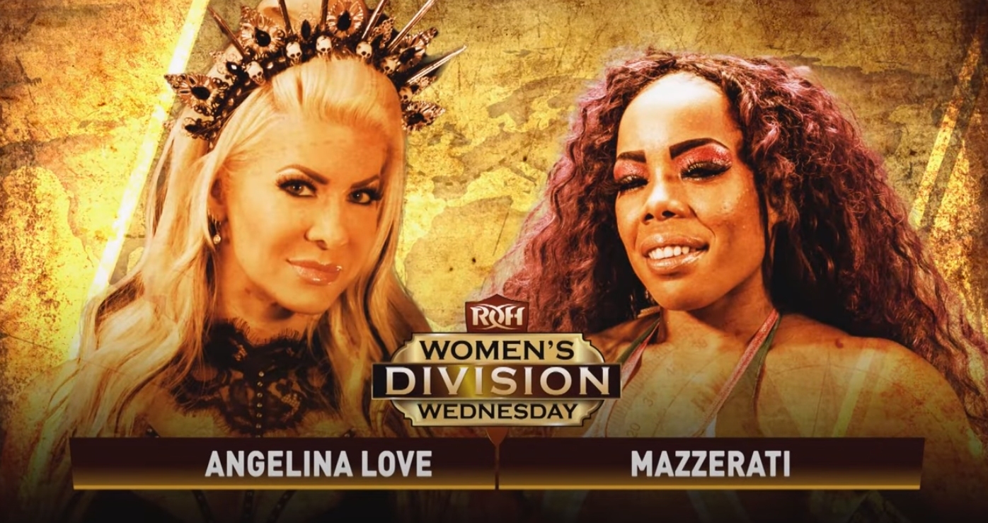 ROH Women’s Division Wednesday results: Angelina Love vs. Mazzerati