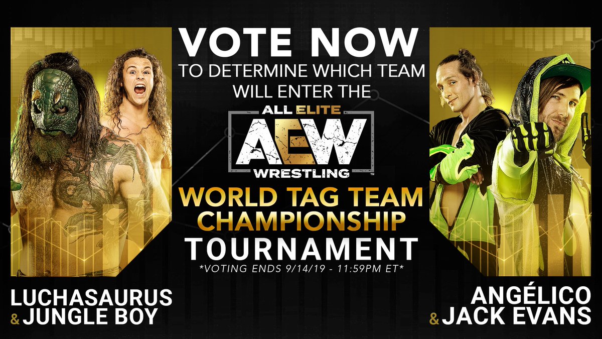 AEW holding fan vote to decide final team for Tag title tournament
