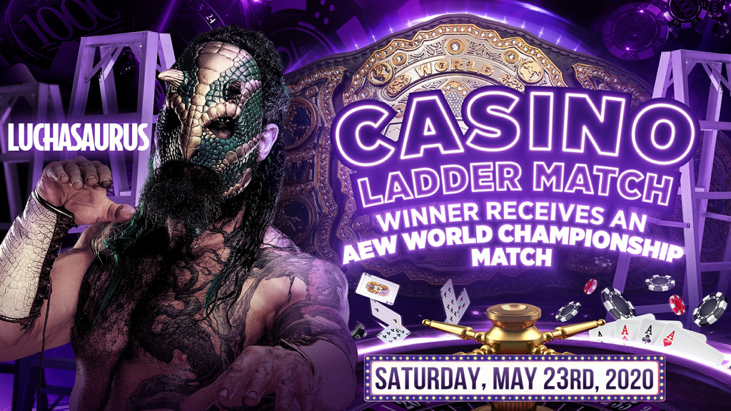 Luchasaurus set for Casino Ladder Match at AEW Double or Nothing