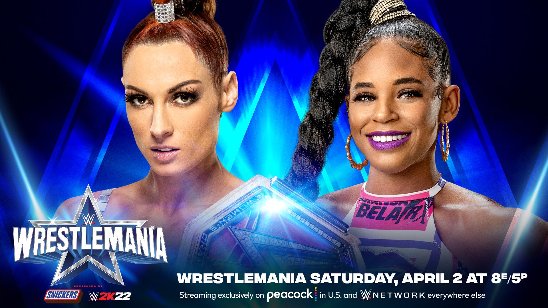 Becky Lynch vs. Bianca Belair set for WWE WrestleMania 38 night one
