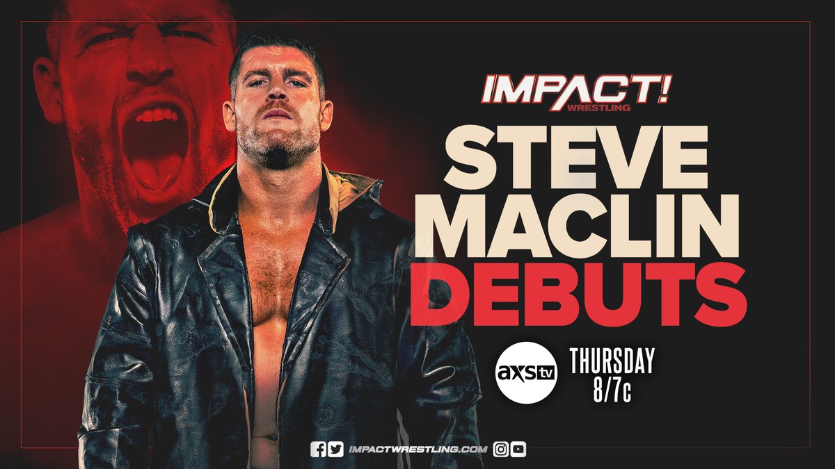 Steve Maclin making Impact Wrestling debut Thursday