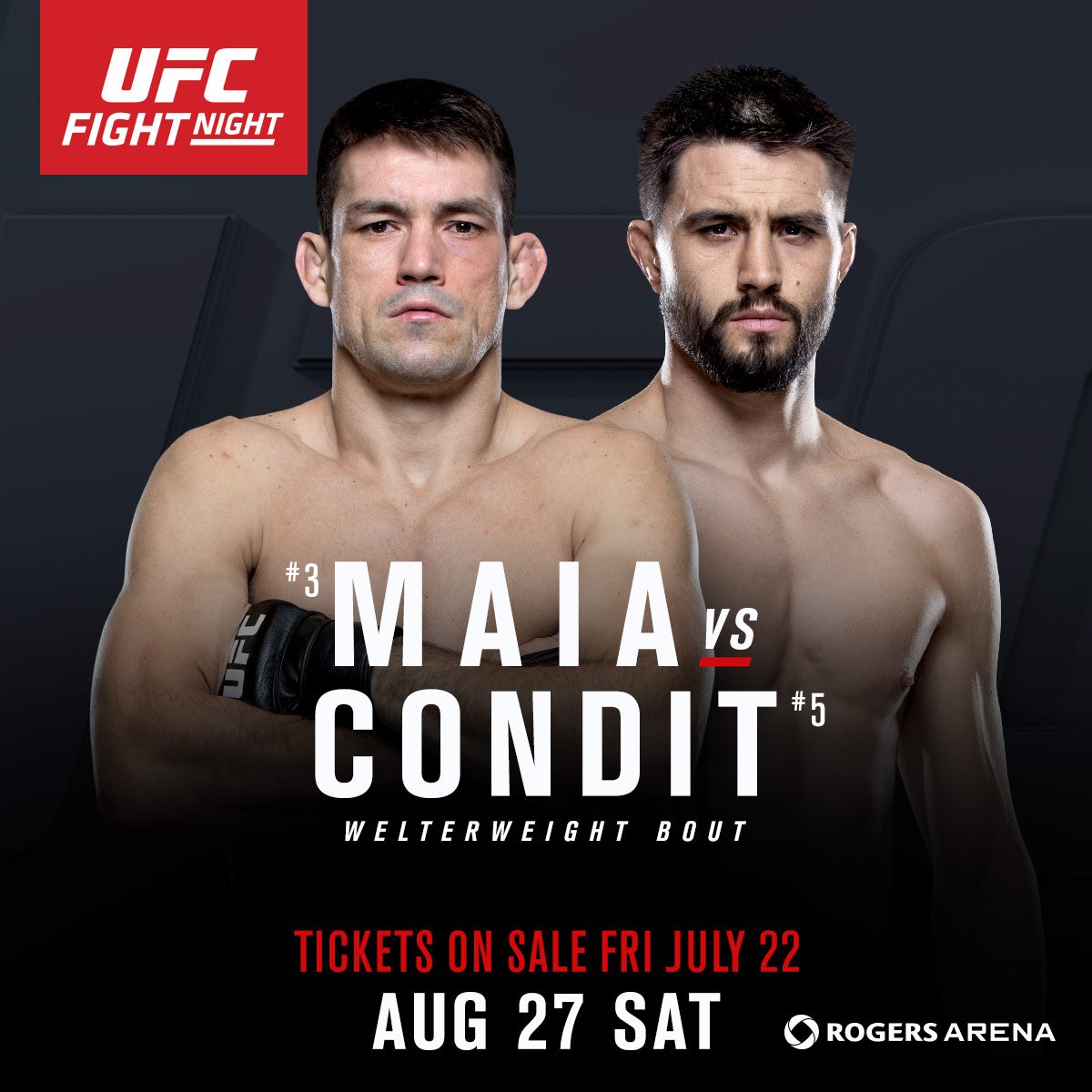 Demian Maia vs. Carlos Condit to headline UFC On FOX 21