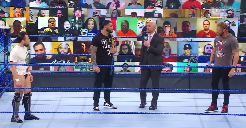 Reigns vs. Edge vs. Bryan Universal title match set for WrestleMania 37