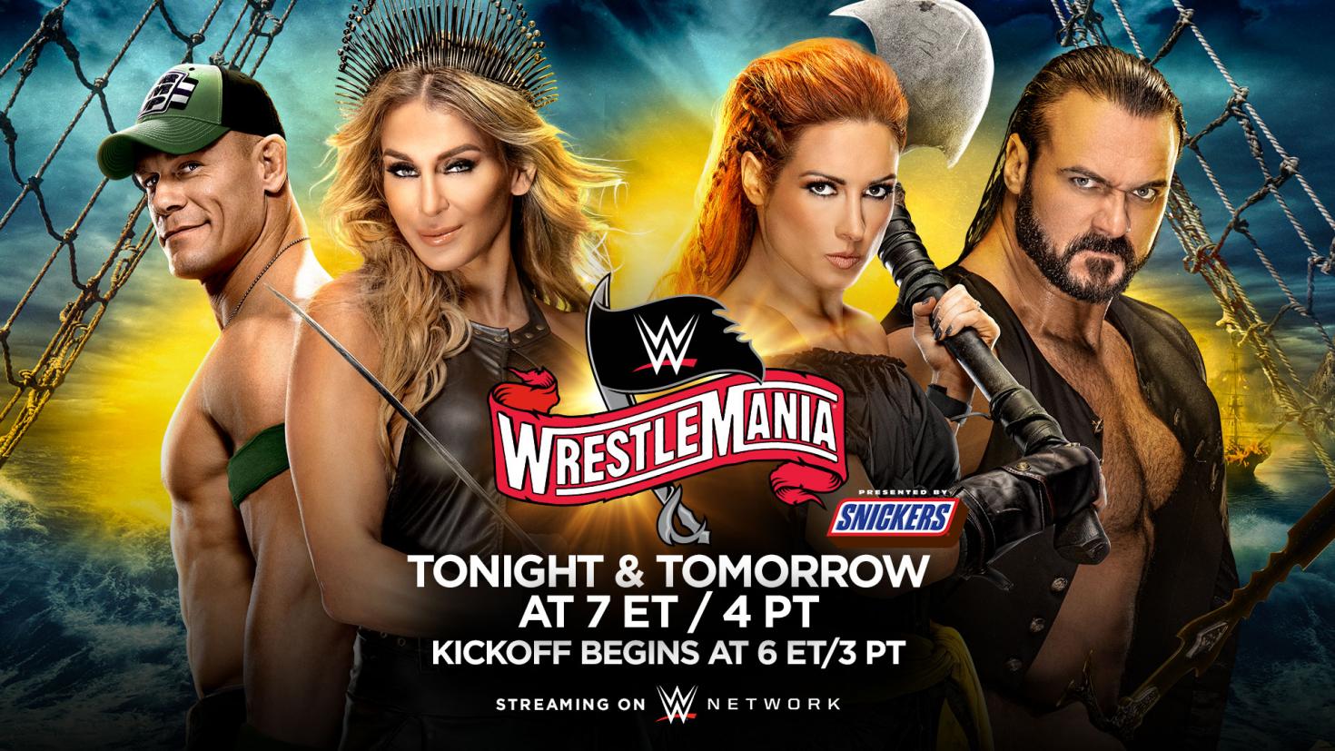 WWE reveals cards for WrestleMania 36 nights one and two