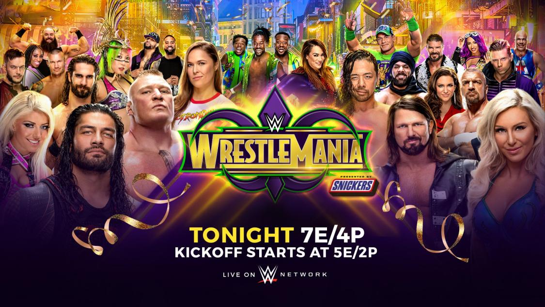 WWE WrestleMania 34 live results, news & recap