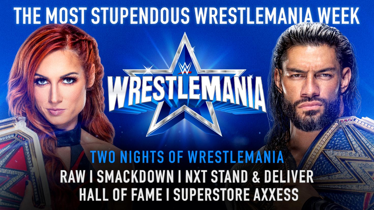 WWE announces Hall of Fame ceremony, NXT Stand & Deliver for WrestleMania week