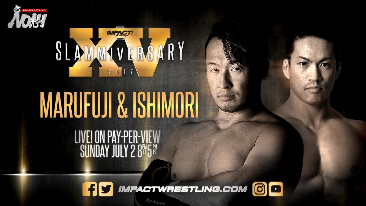 Marufuji & Ishimori teaming at Impact’s Slammiversary PPV