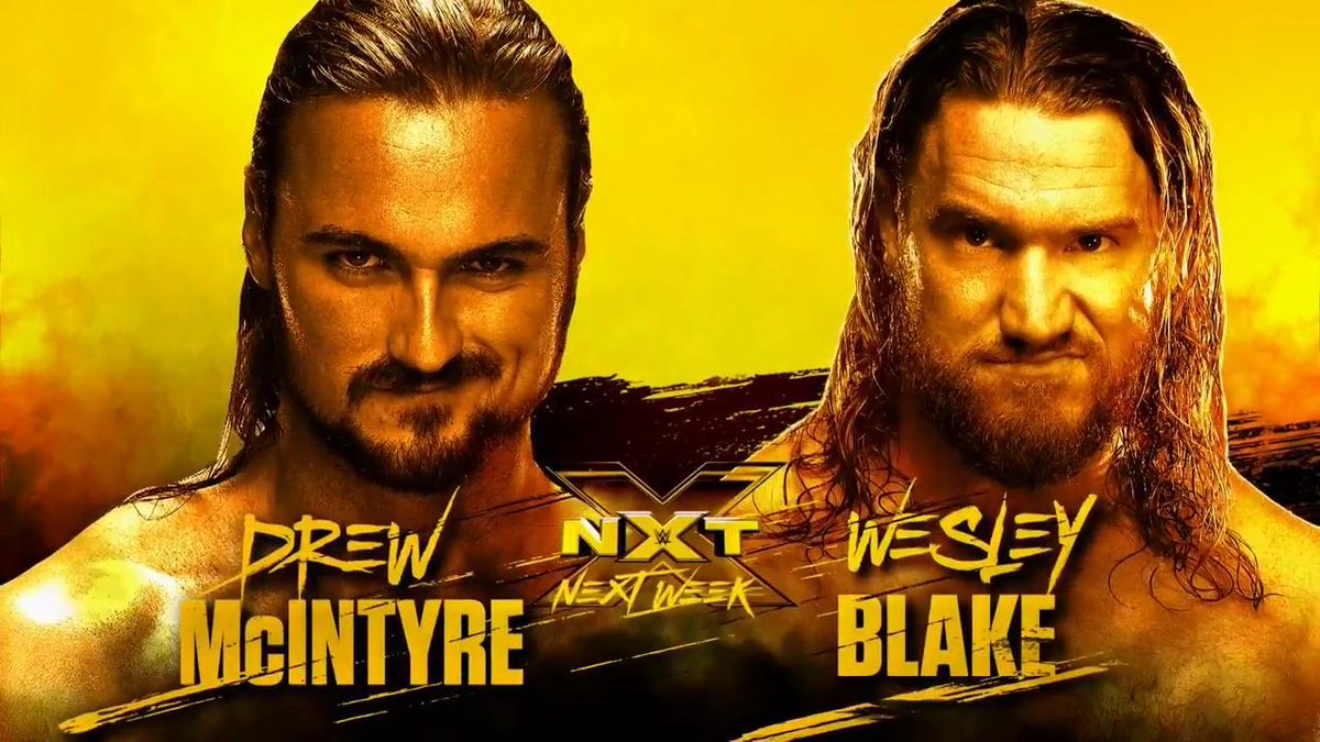 NXT pre-TakeOver TV taping results: Drew McIntyre vs. Wesley Blake
