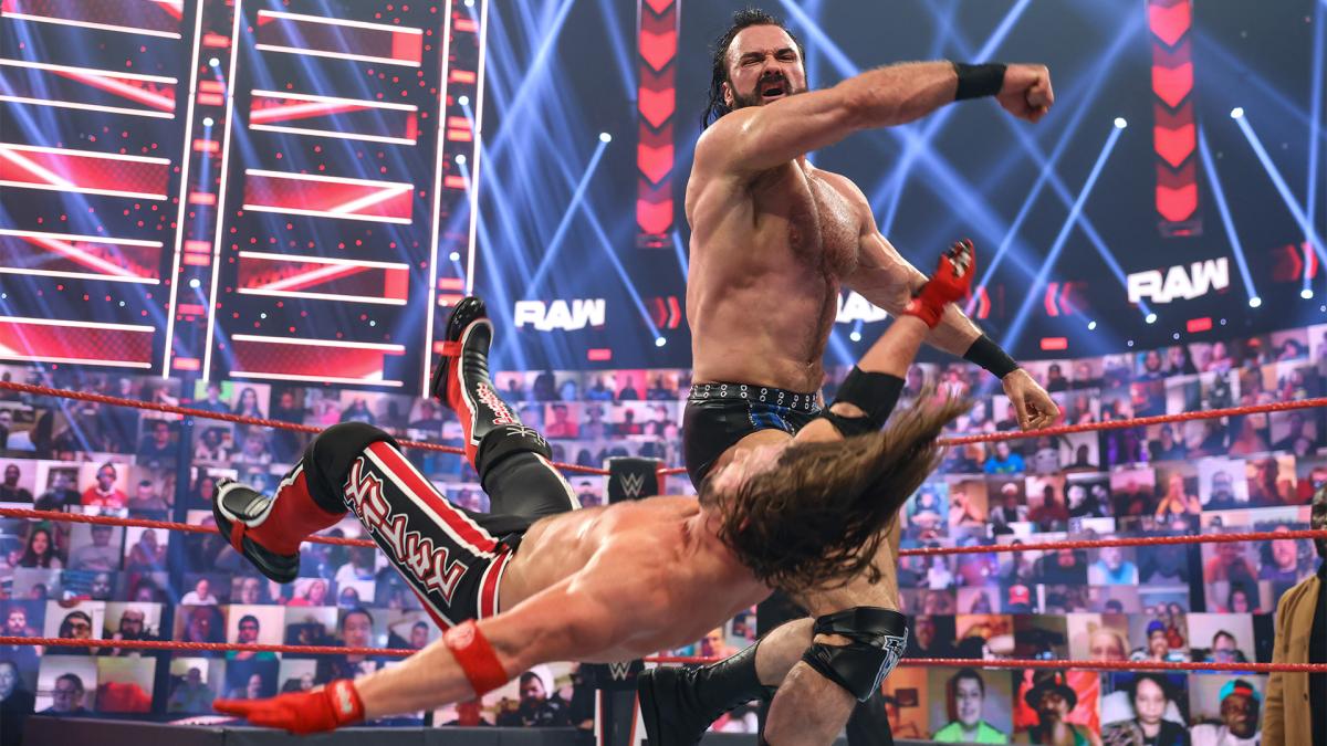 WWE Raw video highlights: Drew McIntyre vs. AJ Styles vs. Riddle