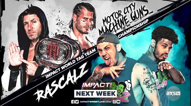Tag Team title match set for next week’s Impact Wrestling