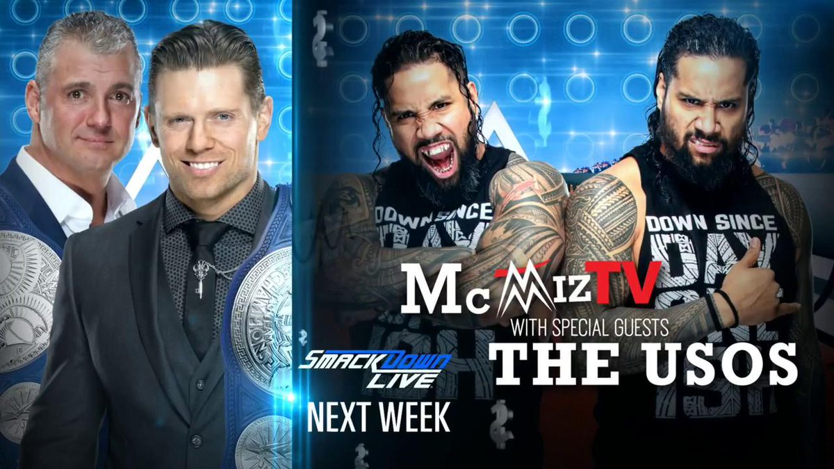 McMiz TV segment set for next week’s WWE SmackDown