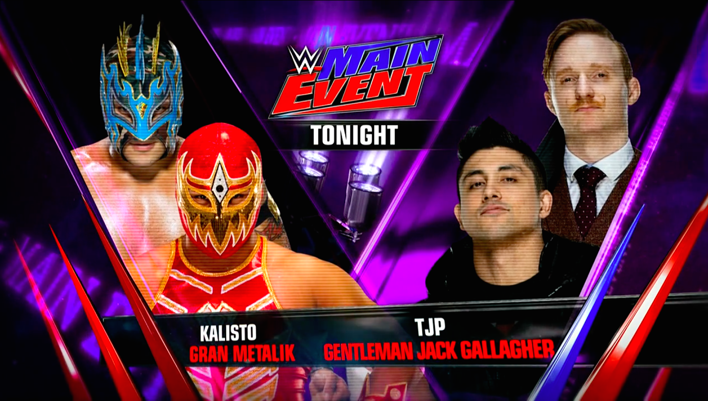 WWE Main Event results: Metalik & Kalisto vs. TJP & Gallagher