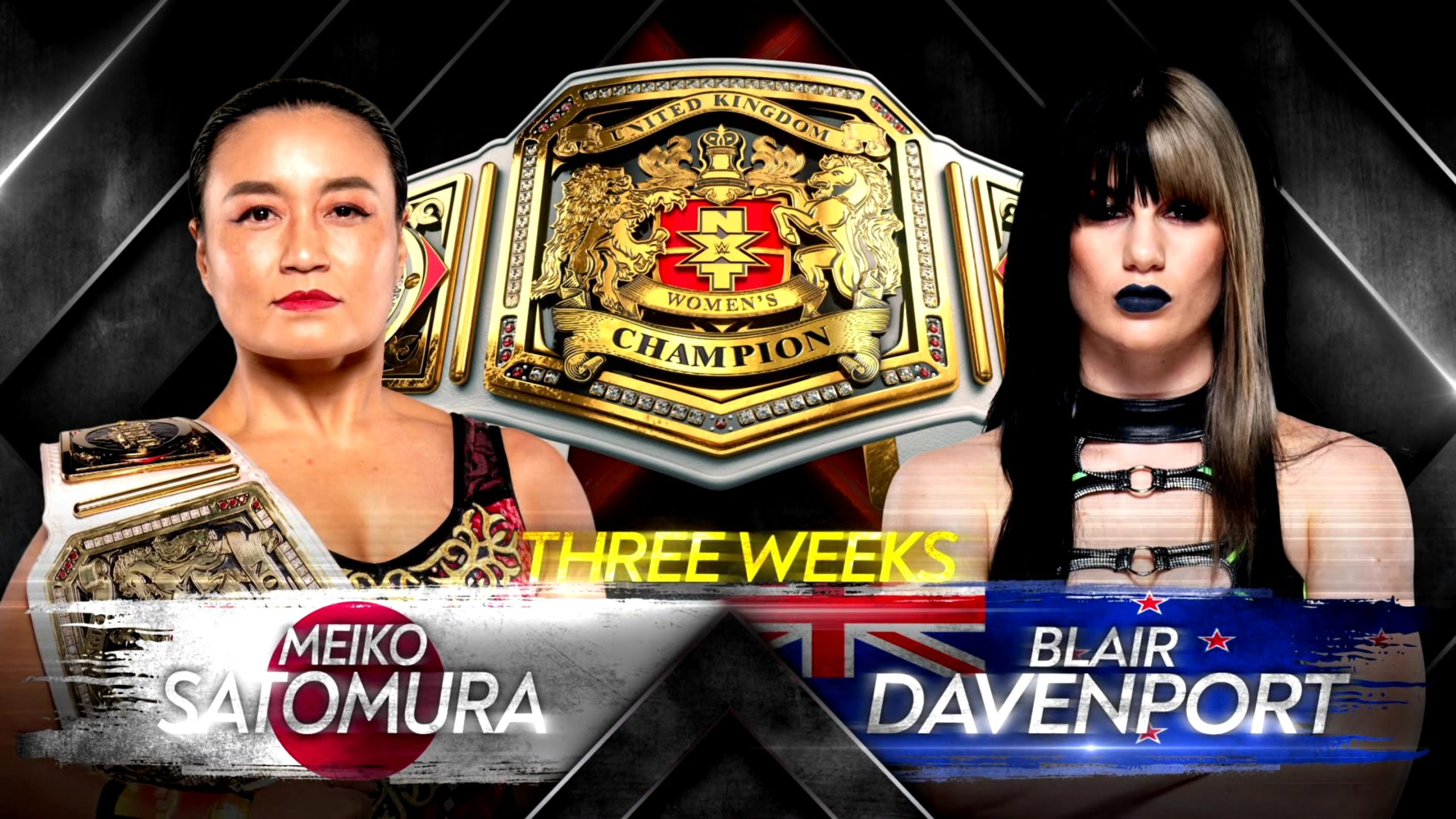 Meiko Satomura vs. Blair Davenport title match set for NXT UK