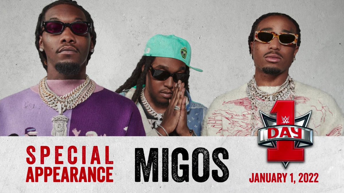 Migos to make ‘special appearance’ at WWE Day 1
