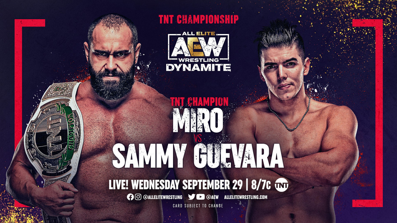 AEW Dynamite live results: Miro vs. Sammy Guevara TNT title match