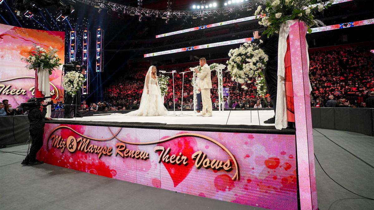 WWE Raw ratings up for Miz & Maryse wedding vow renewal