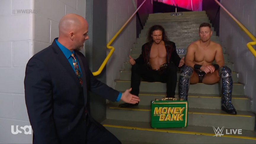 Money in the Bank briefcase returned to The Miz on WWE Raw
