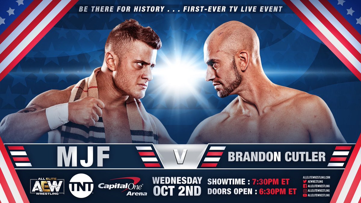 MJF vs. Brandon Cutler set for AEW on TNT premiere