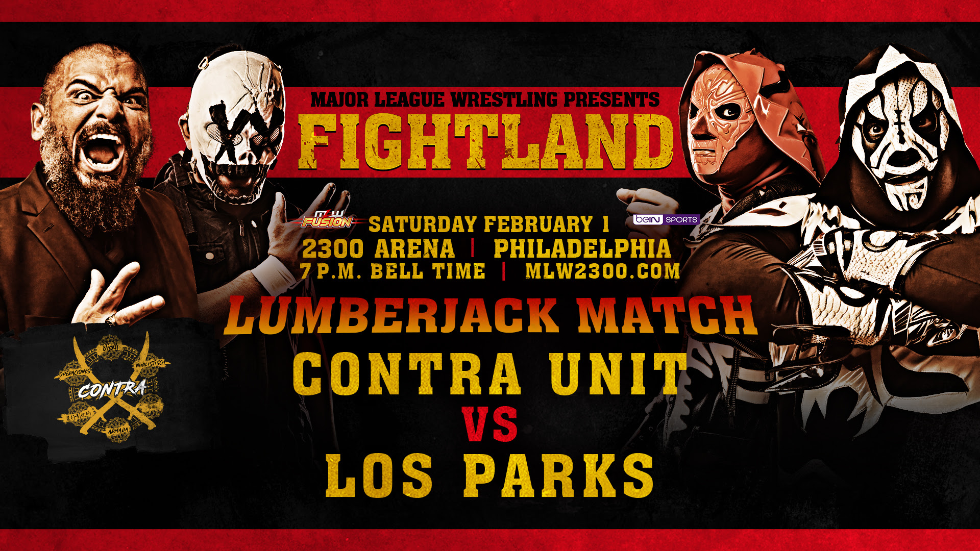 MLW signs lumberjack tag match for Fightland event