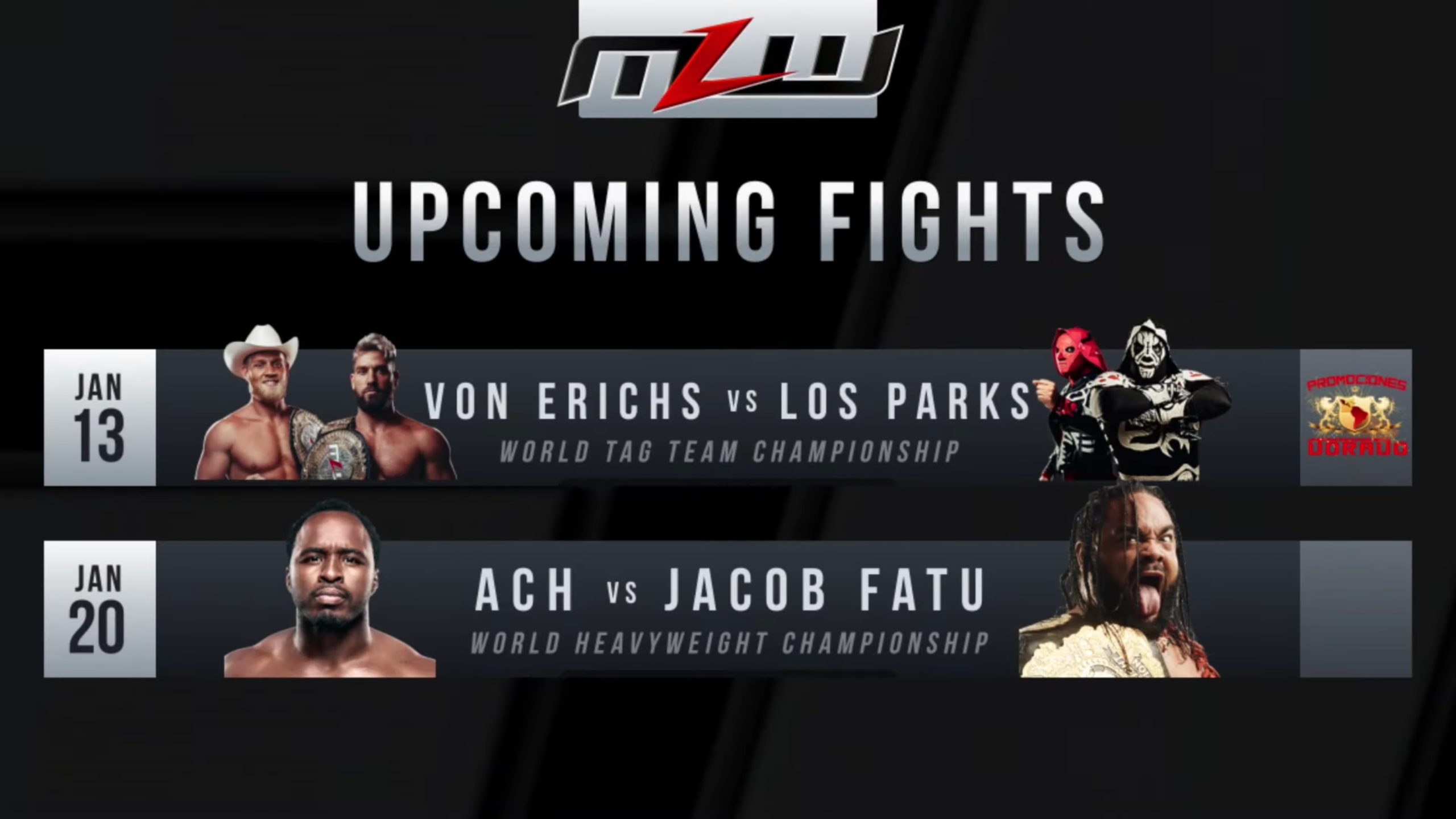 Title matches announced for next two weeks of MLW Fusion