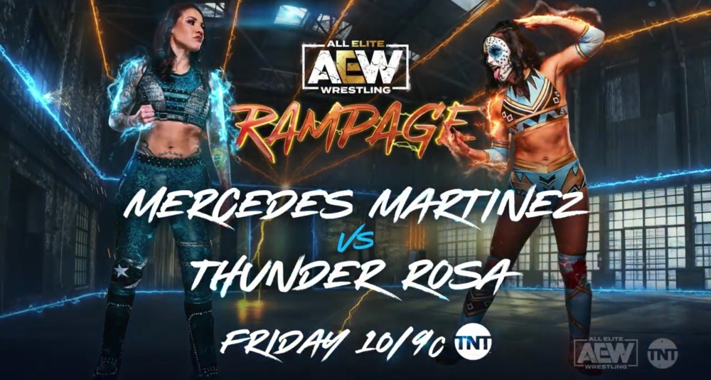 Thunder Rosa vs. Mercedes Martinez set for AEW Rampage