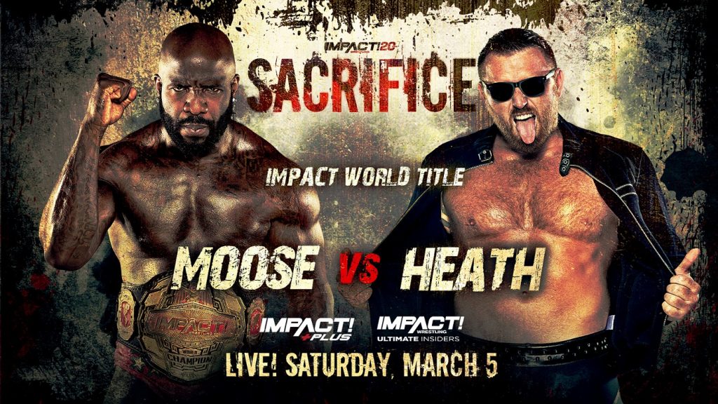 Moose vs. Heath Impact World title match set for Sacrifice