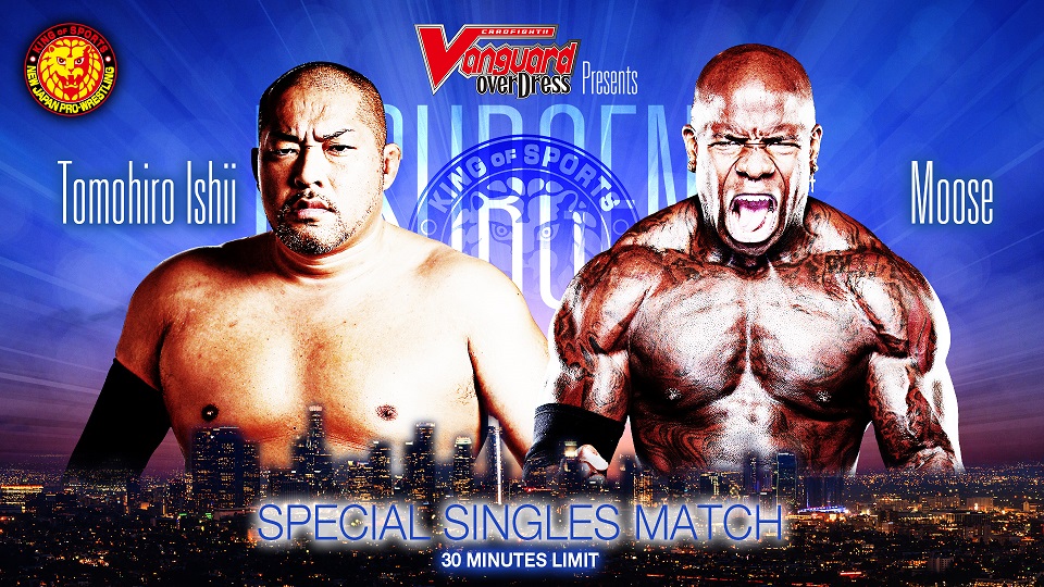 Tomohiro Ishii vs. Moose added to NJPW Resurgence