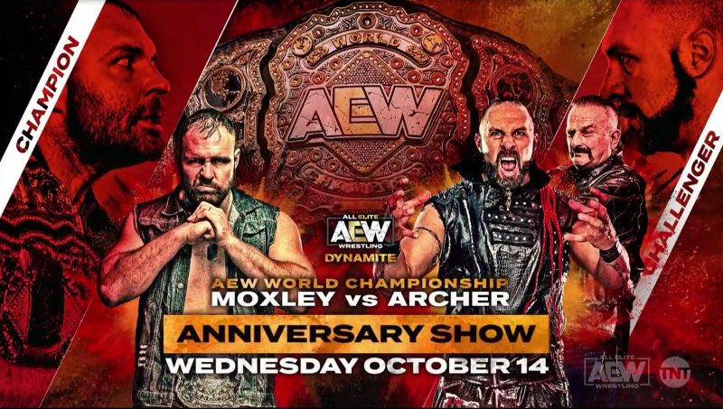 Moxley vs. Archer World title match set for AEW anniversary show
