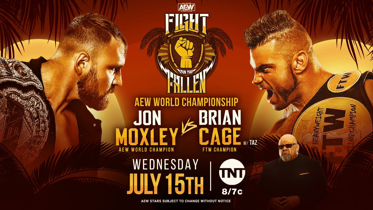 AEW Fight for the Fallen live results: Jon Moxley vs. Brian Cage