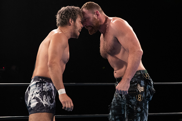 Jon Moxley appears on NJPW Strong, attacks KENTA