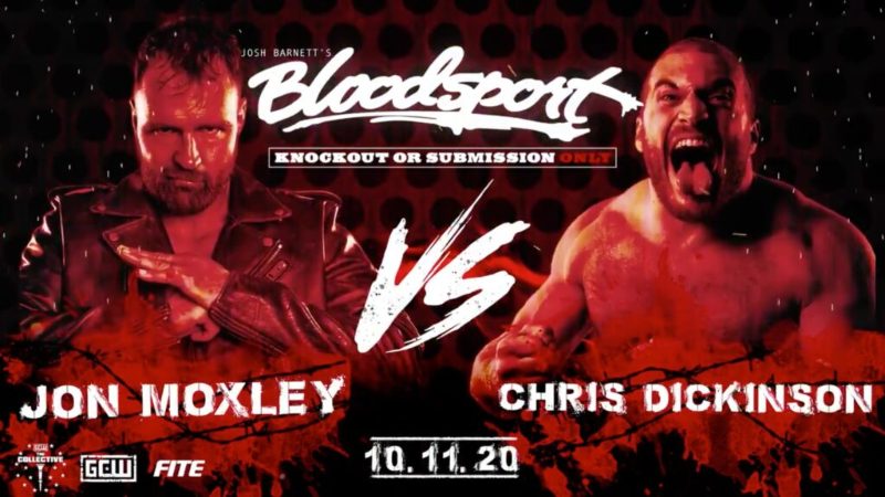 Jon Moxley vs. Chris Dickinson to headline Josh Barnett’s Bloodsport