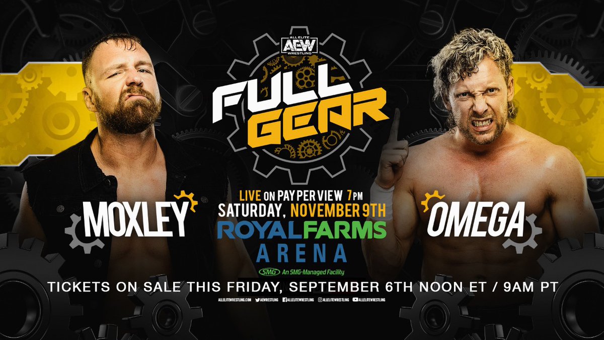 Jon Moxley vs. Kenny Omega set for AEW Full Gear